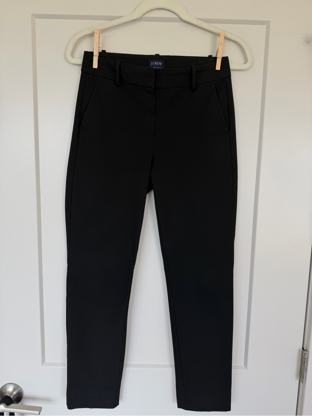 J. Crew Black Straight-Leg Dress Pants